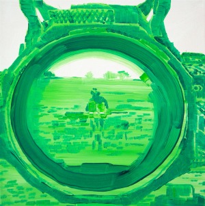 Night Vision (&eacute;l&eacute;ment 2) - 2017- 30 x 30 cm