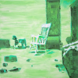 Night Vision (&eacute;l&eacute;ment 3) - 2017- 25 x 25 cm