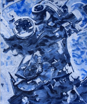 Télescope - 2014 - 55 x 46 cm