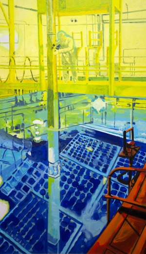 bassin de refroidissement 2 - 2016 - 175 x 103 cm