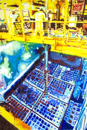 bassin de refroidissement 3 - 2016 - 164 x 110 cm