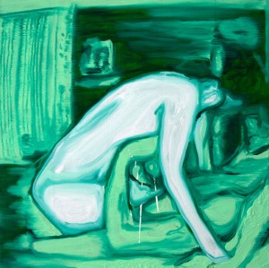 Night Vision (Voyeurisme 2) - 2016 - 50 x 50 cm - huile sur toile