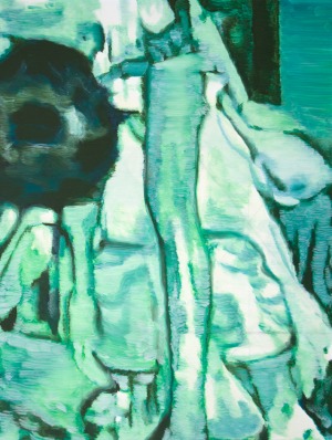 night vision - 76 x 65 - 2017 - huile sur toile