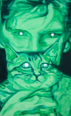 night vision - 73 x 46,5 - 2017 - huile sur toile