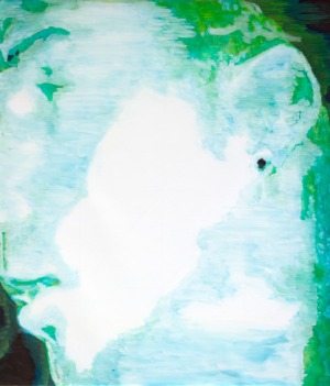 night vision - 46,5 x 73 - 2017 - huile sur toile