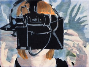 Virtual Reality 6 - 2015 - 18 x 24 cm - huile sur toile